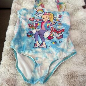 Nickelodeon JoJo Siwa Swim One Piece - Blue and Pink